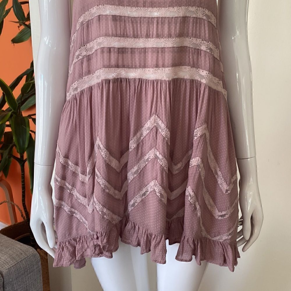 Free People Voile and Lace Trapeze Slip Mini Dress - Picture 5 of 13